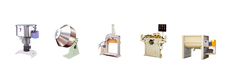 Vertical Mixer &  L-Type Mixer & Hydraulic Cutting Machine & Knife Grinder and Horizontal Ribbon Mixer